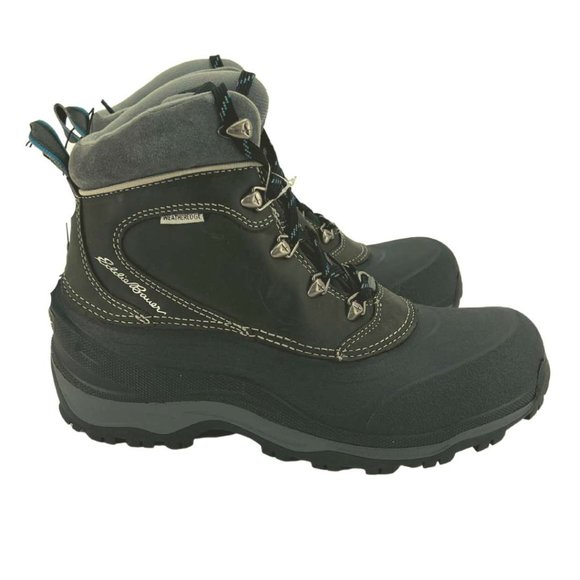 Eddie Bauer | Men's Snowfoil Winter Boots | Black | Various Sizes - Picture 3 of 6